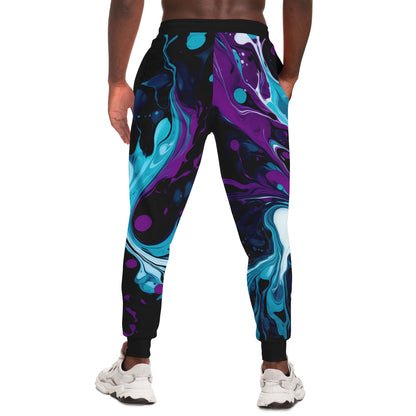 Purple Marbled Jogger
