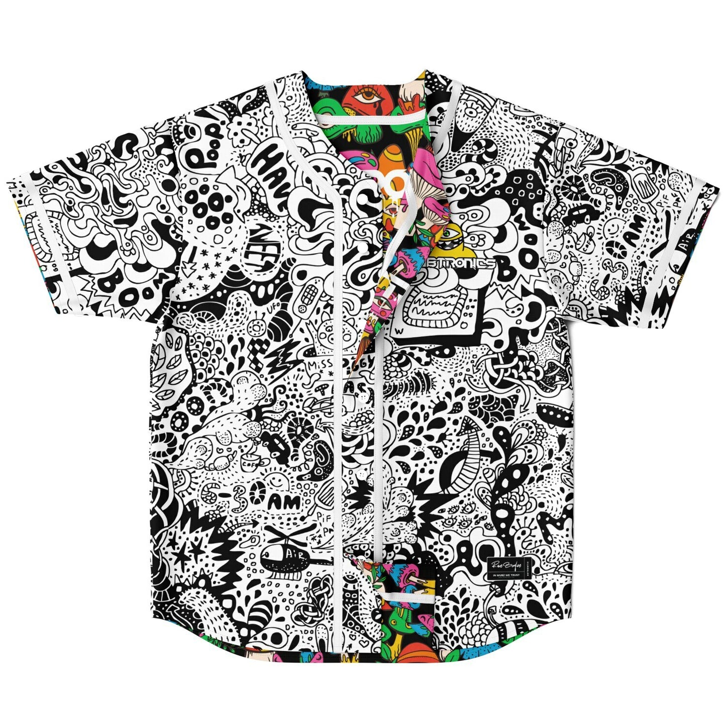 Abraham custom Reversible Baseball Jersey