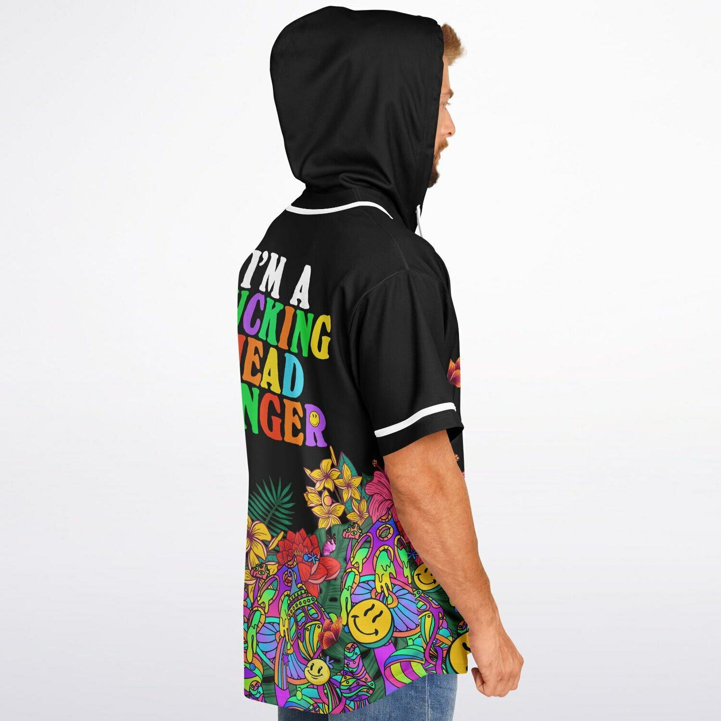 Joye custom Hooded Baseball Jersey