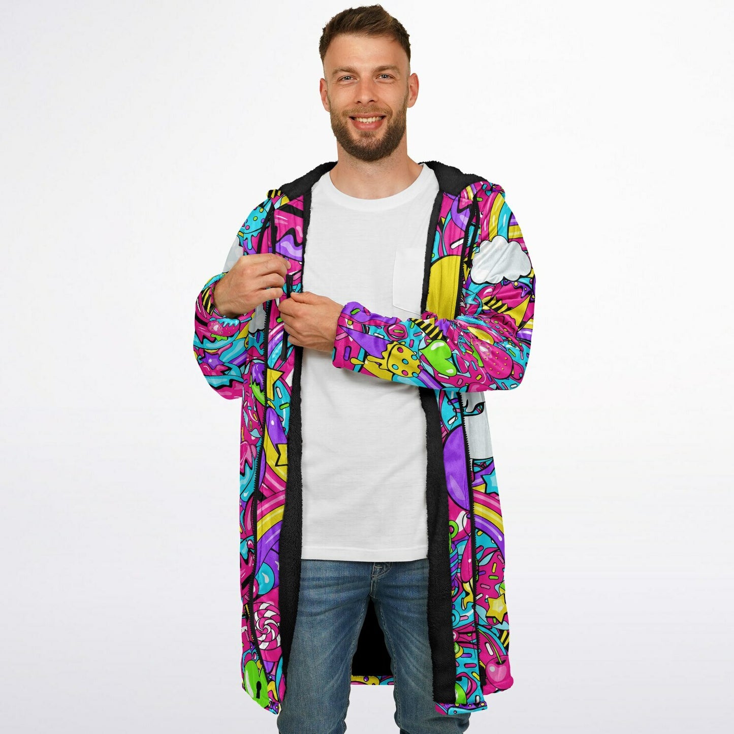 Good vibe Zipper Cloak