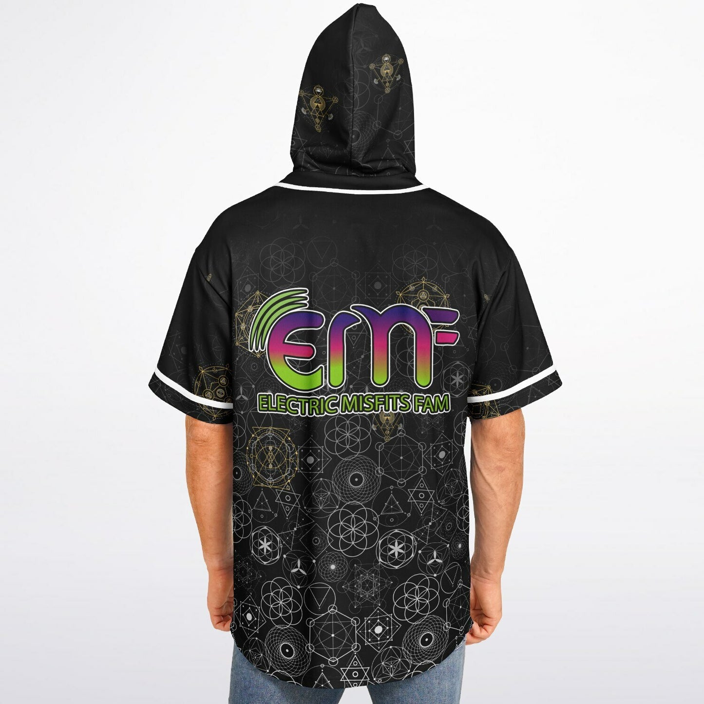 Nicole custom Hooded Baseball Jersey V2