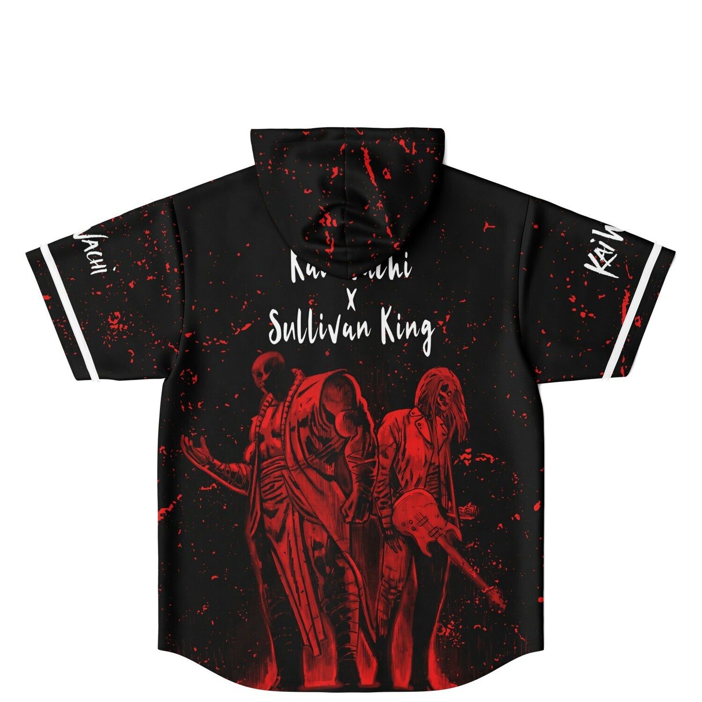 Ethan custom Hooded Baseball Jersey