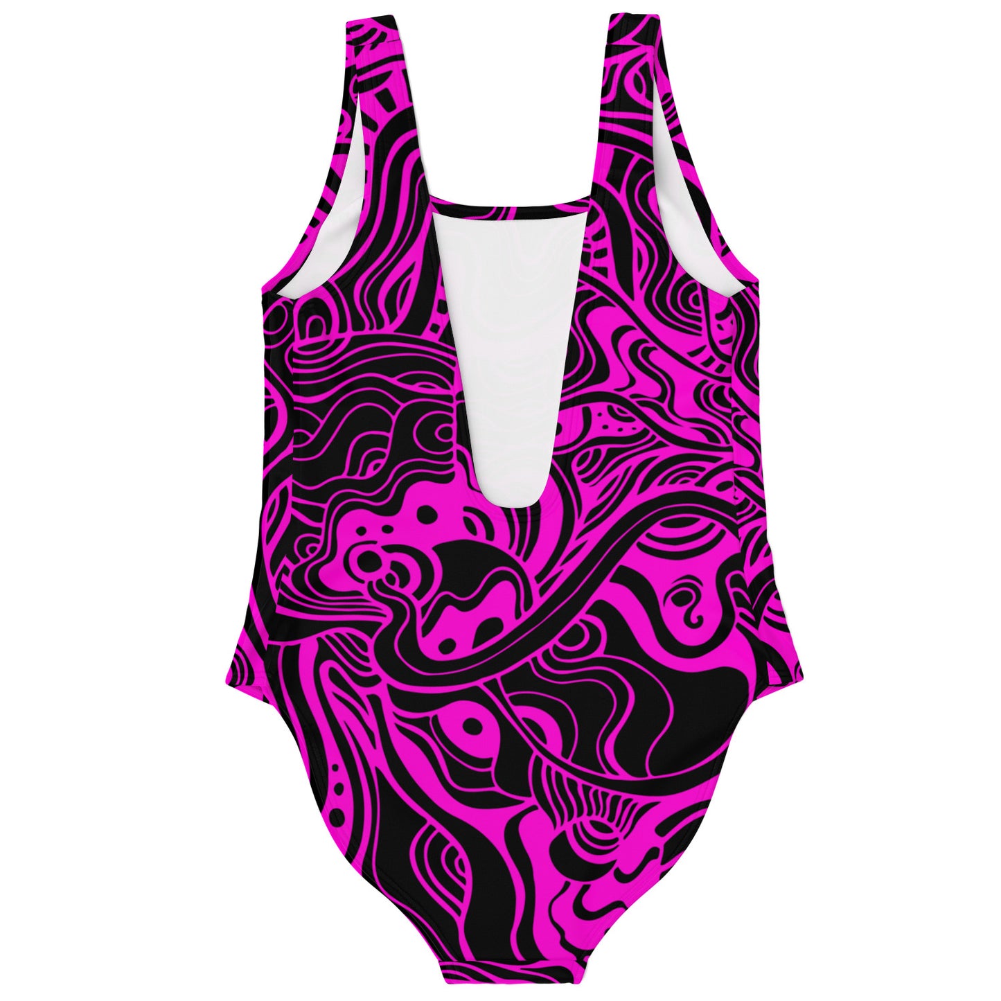 Pink trippy Doddle rave bodysuit