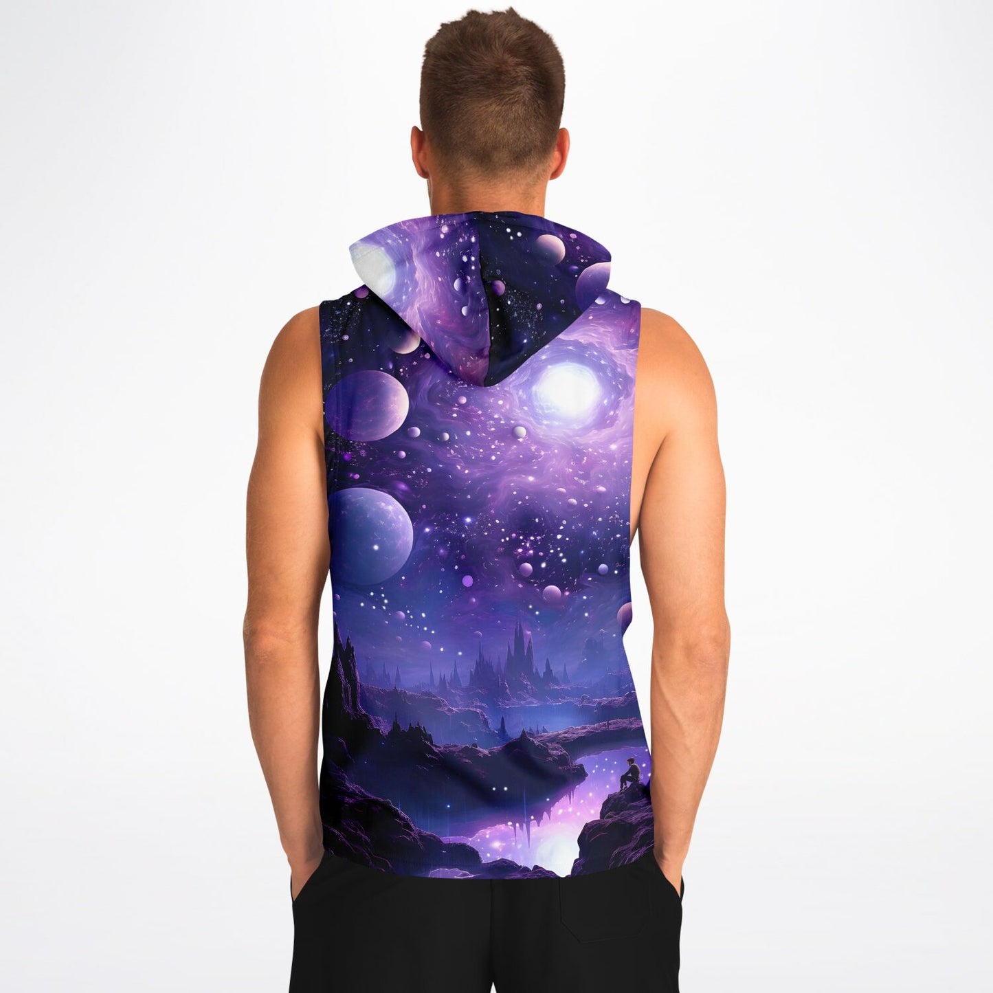 Outerspace Sleeveless Hoodie