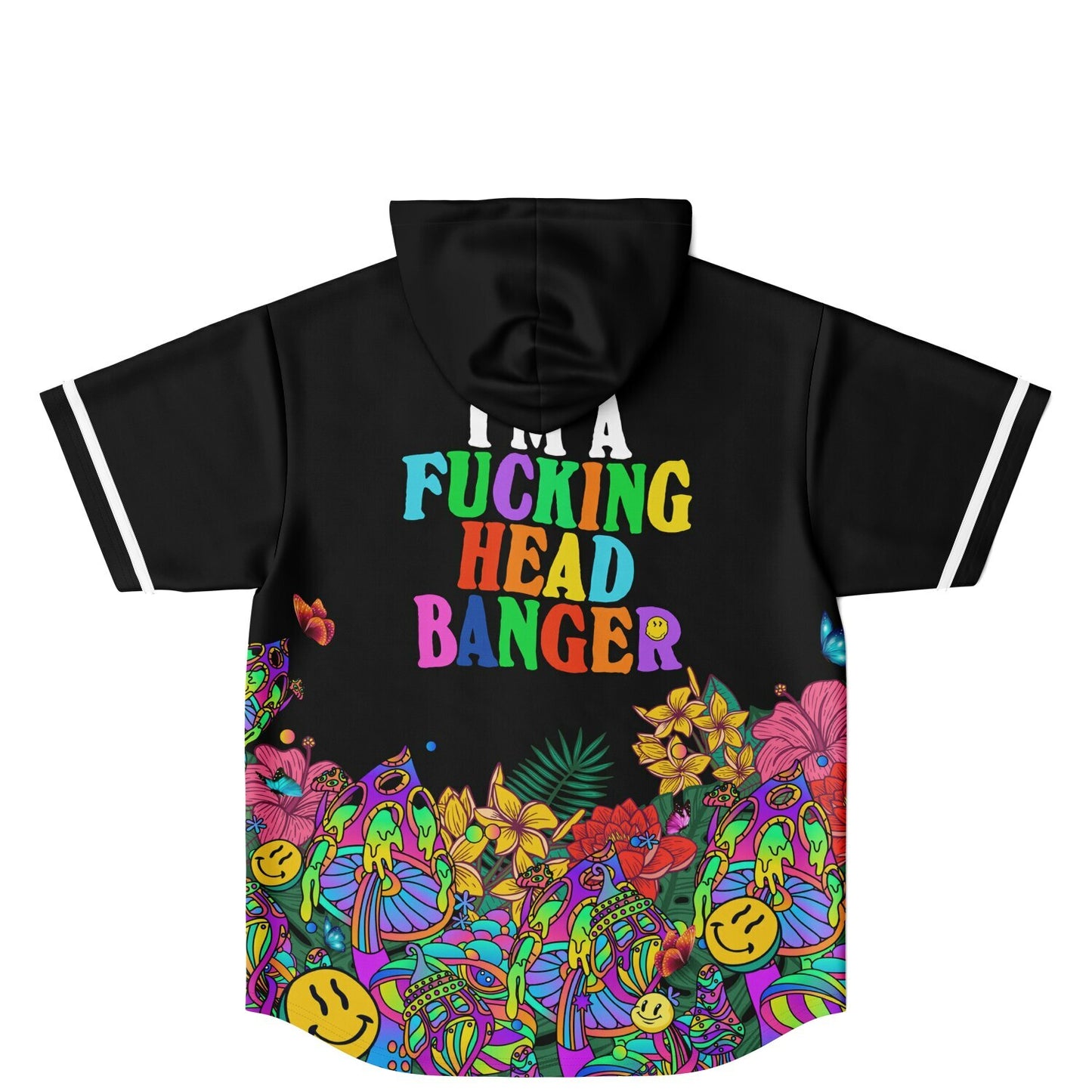 Joye custom Hooded Baseball Jersey