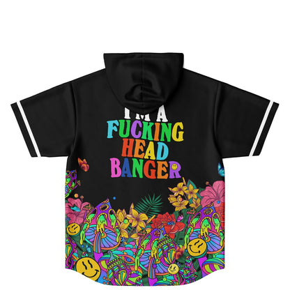 Joye custom Hooded Baseball Jersey