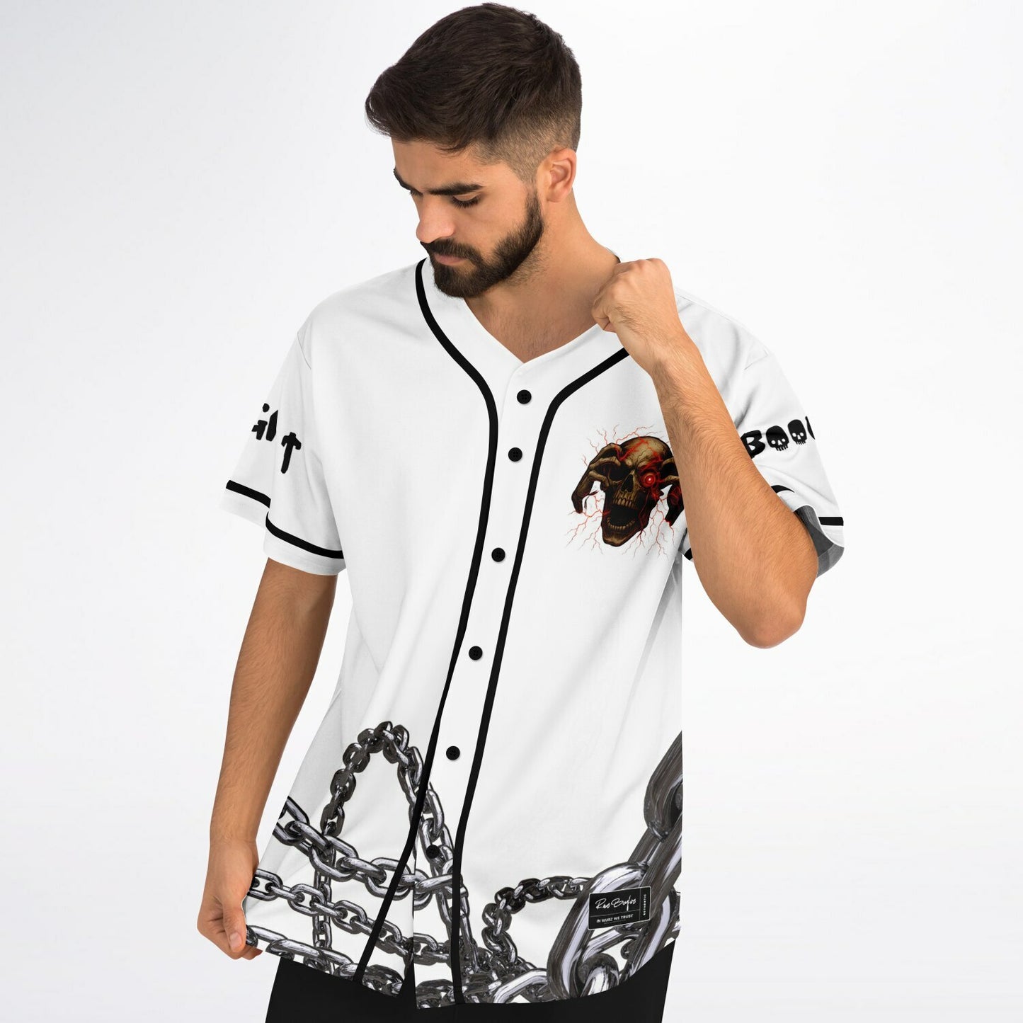 Nicke custom Baseball Jersey