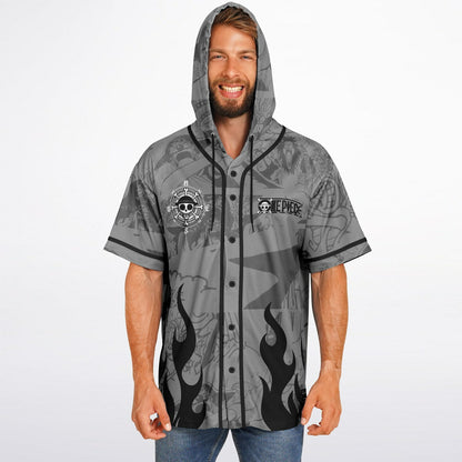 Four sea emperors Hooded Baseball Jersey