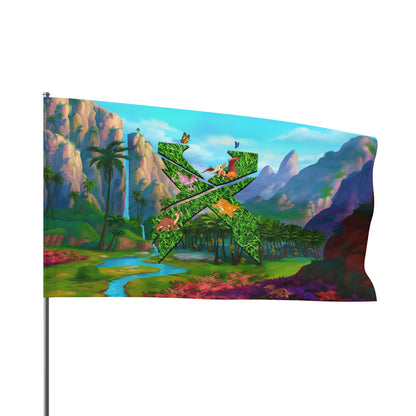 Lands  before custom Flag