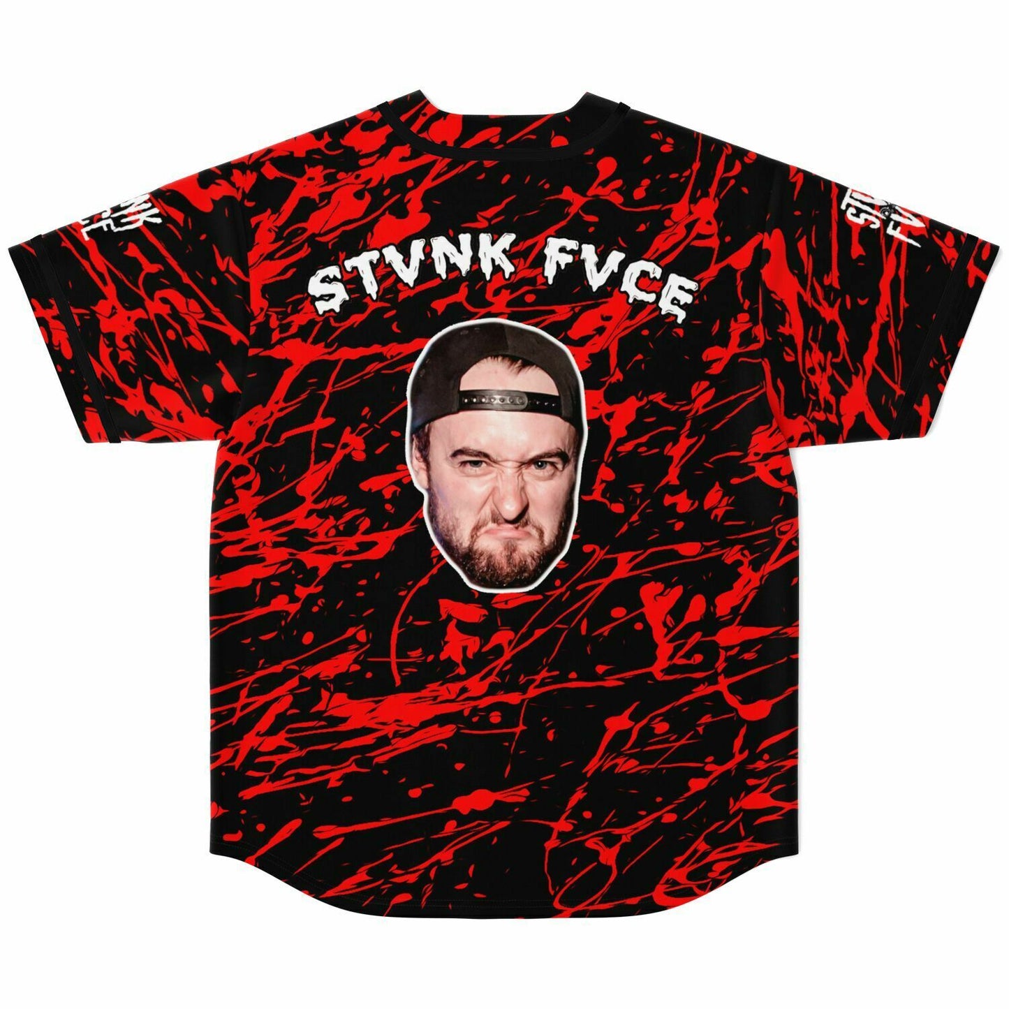 Riley (red Splatter) Baseball Jersey