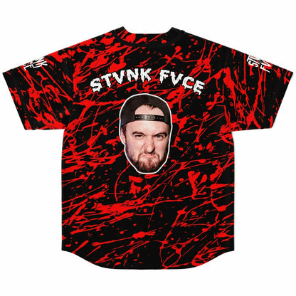 Riley (red Splatter) Baseball Jersey