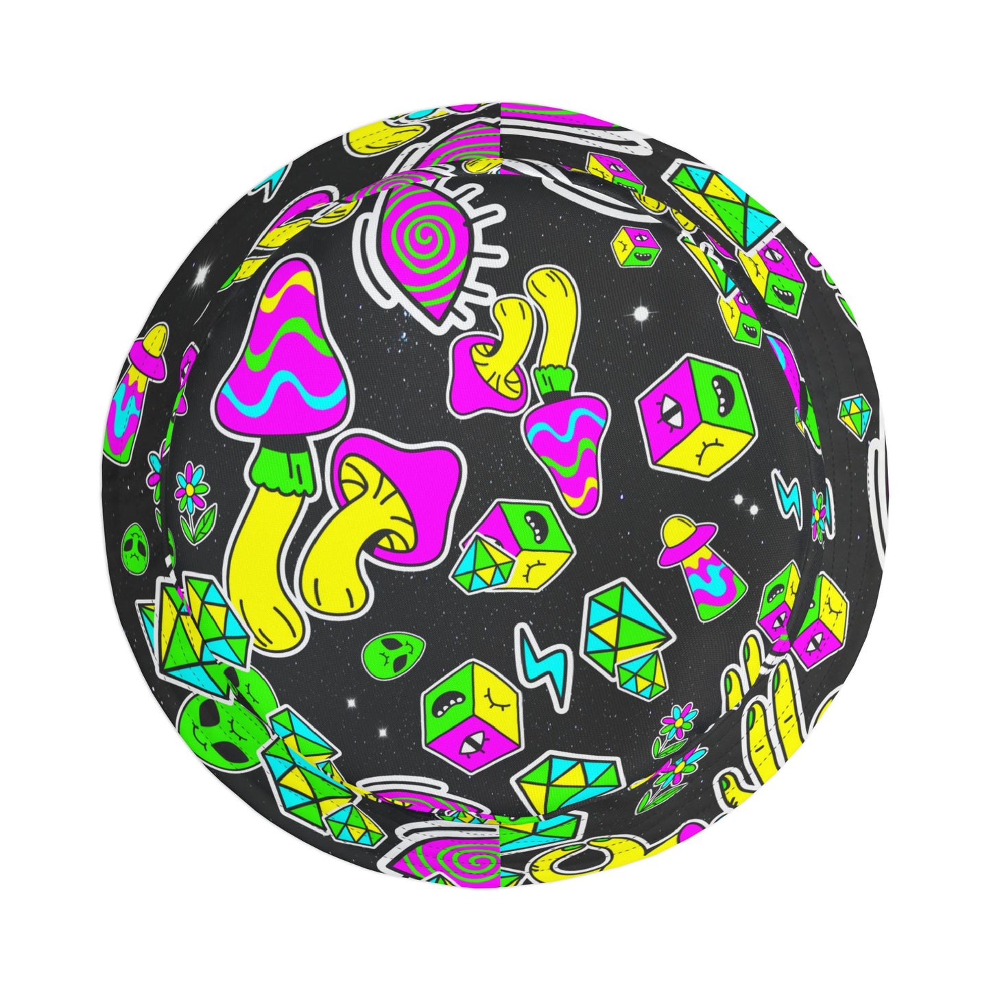 Trippy shapes Bucket Hat