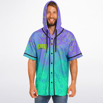 Forrest custom Hooded Baseball Jersey