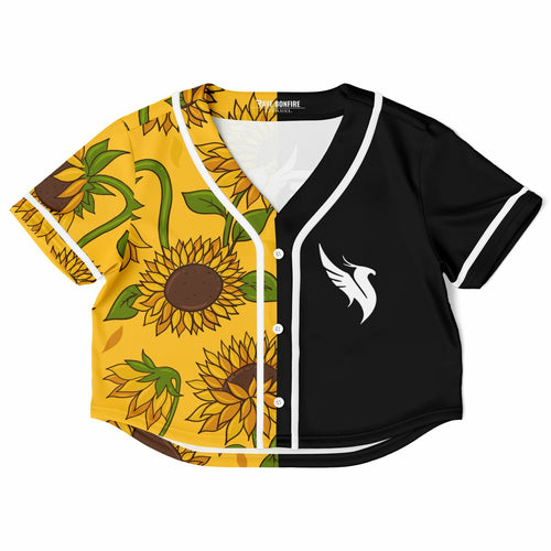 Morgan custom Cropped Baseball Jersey