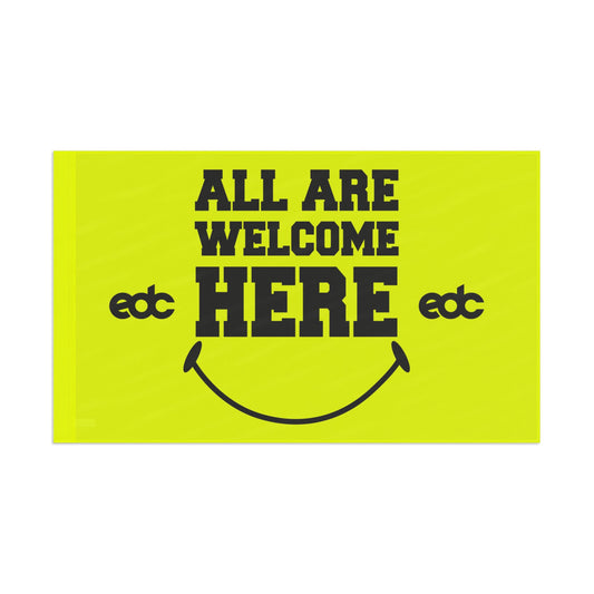 All are welcome flag