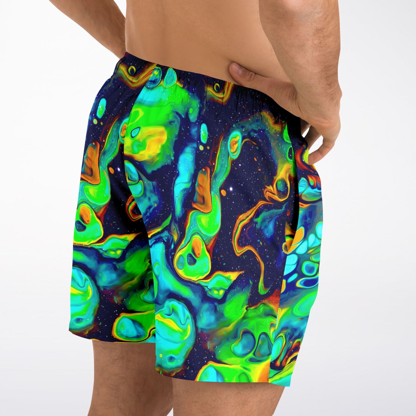 Trippy acid trip Swim Trunks