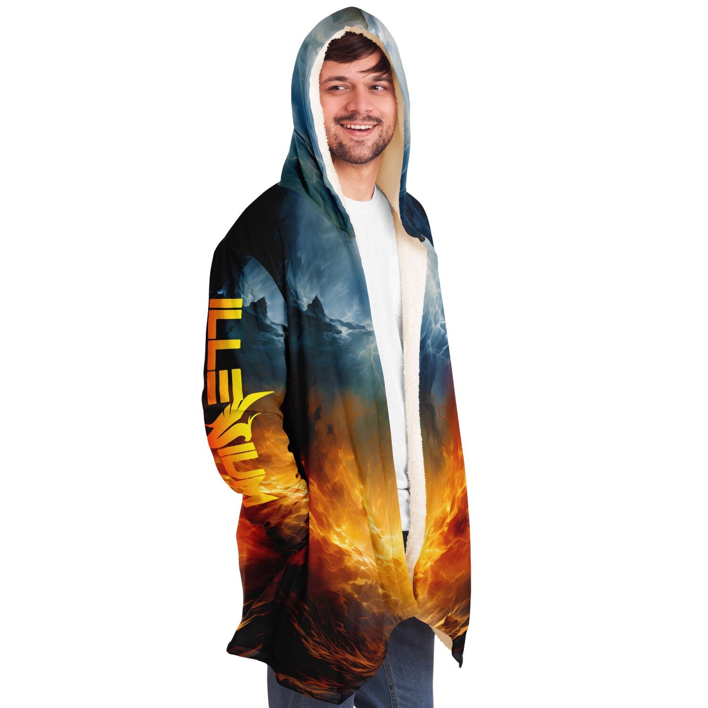 Phoenix on fire rave Cloak