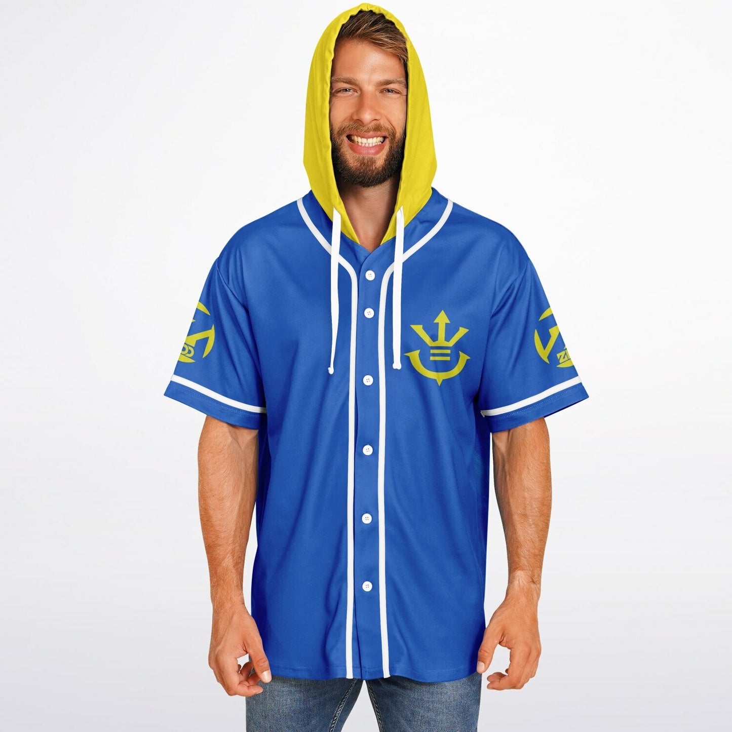 Vegeta Hooded Baseball Jersey