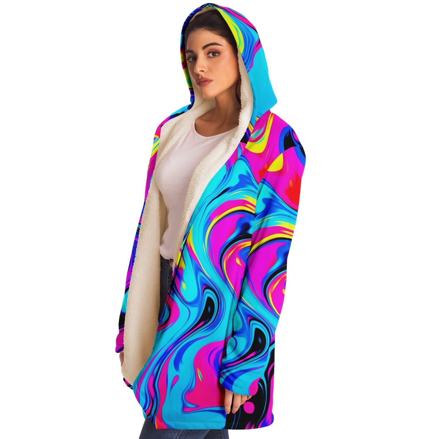 Neon colors rave Cloak