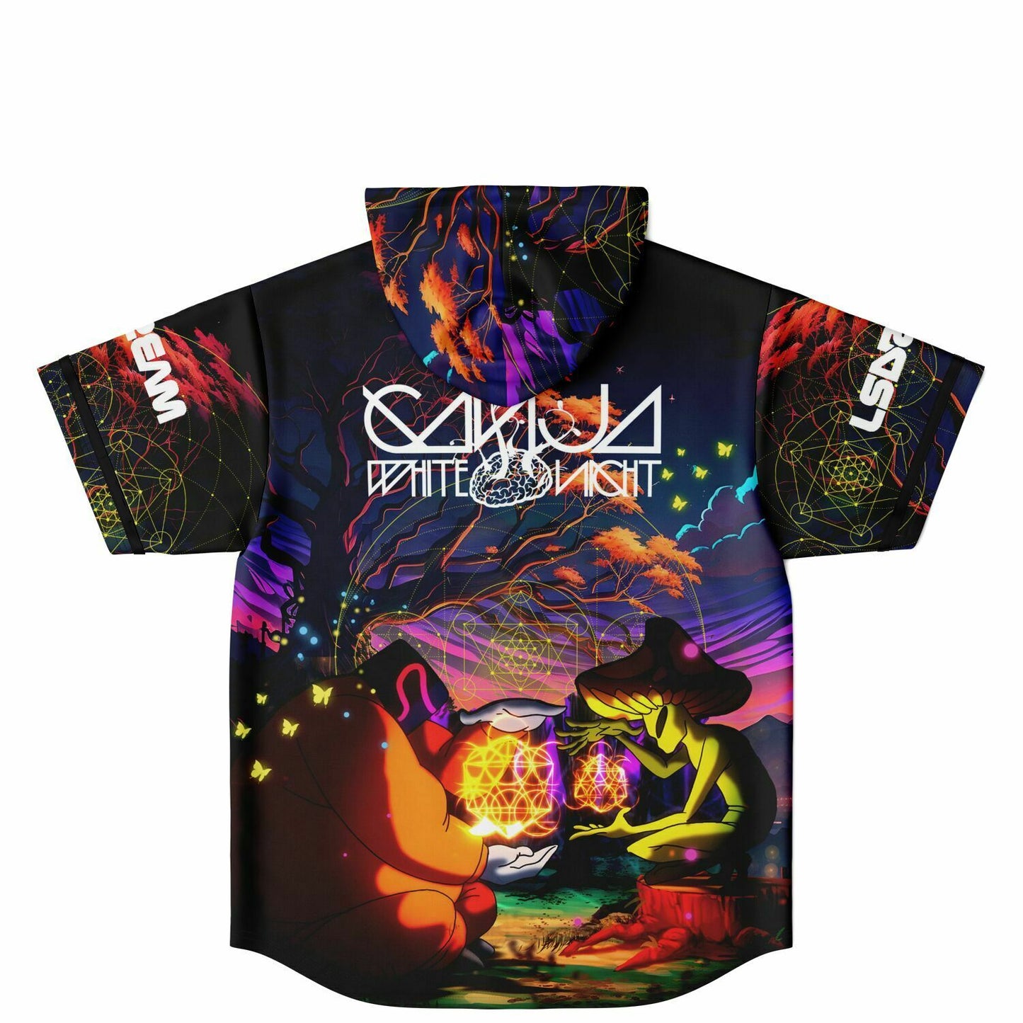 Ganja X Lsdream Hooded Baseball Jersey