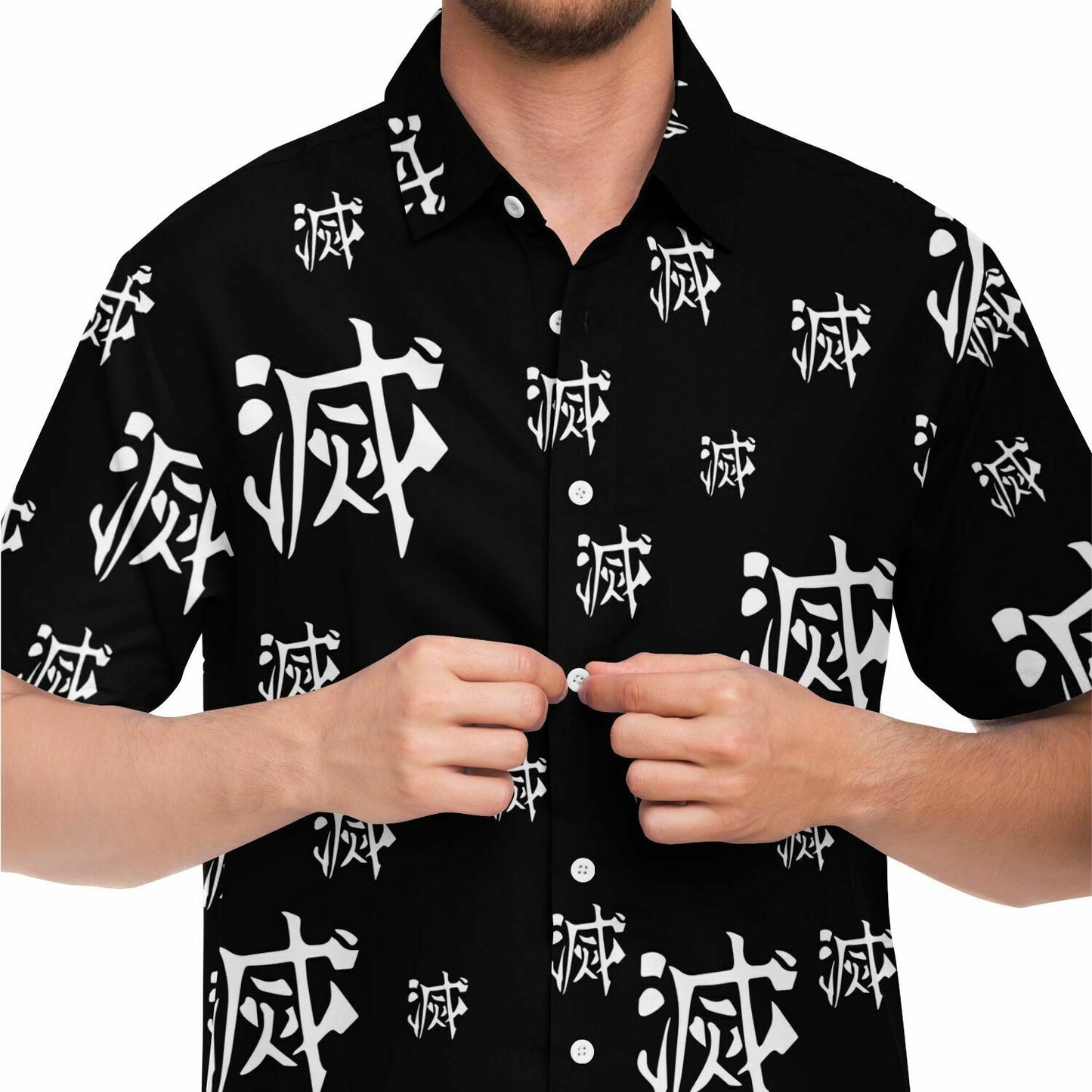 Tanjiro Destroyer Buttons up