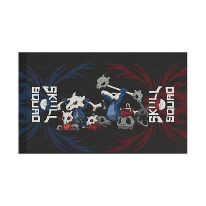 Skull squad rave Flag