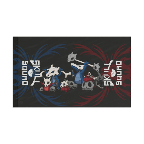 Skull squad rave Flag