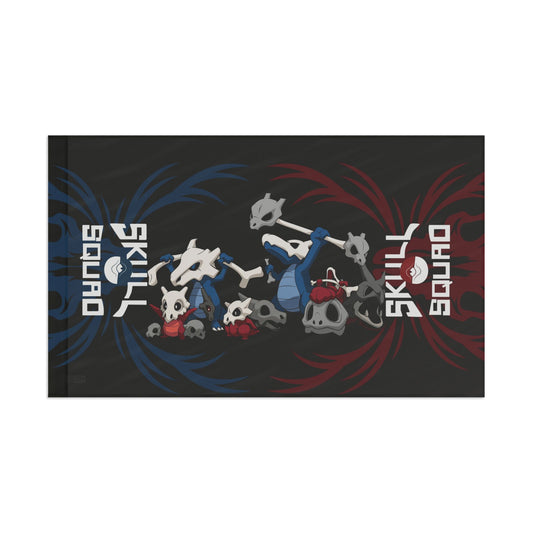 Skull squad rave Flag