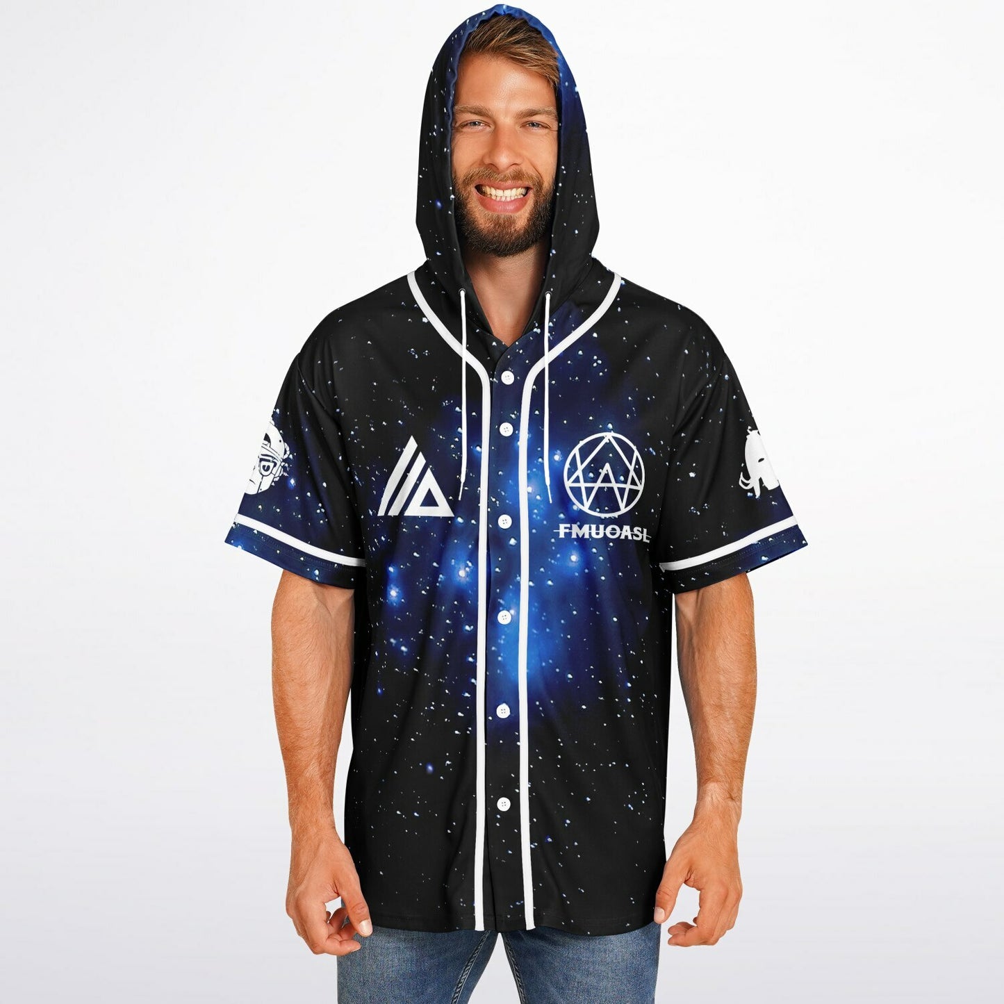 Todd custom Hooded Baseball Jersey