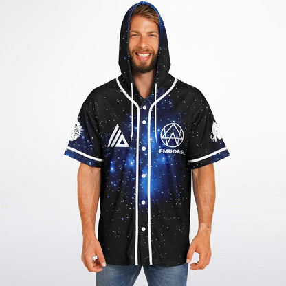 Todd custom Hooded Baseball Jersey