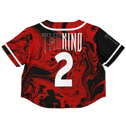Two kind Cropped Baseball Jersey