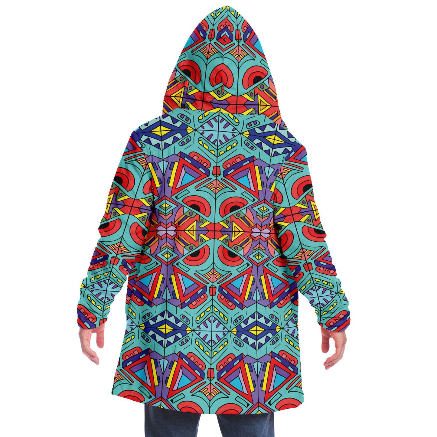 Trippy Doddle pattern 01 Microfleece Cloak