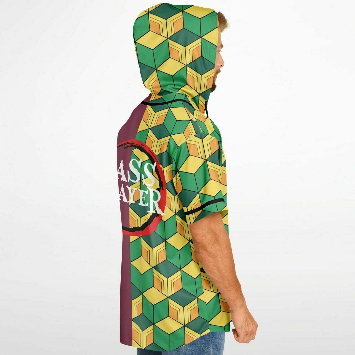 Bass slayer Hooded Baseball Jersey