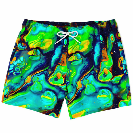 Trippy acid trip Swim Trunks