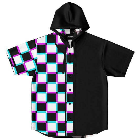 Nicole E Hooded Baseball Jersey  V3