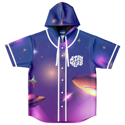 Transcend Hooded Baseball Jersey