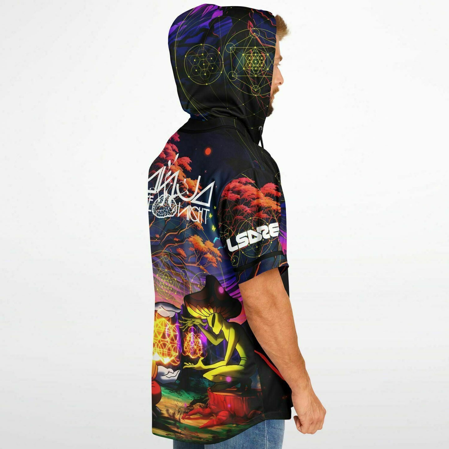 Ganja X Lsdream Hooded Baseball Jersey