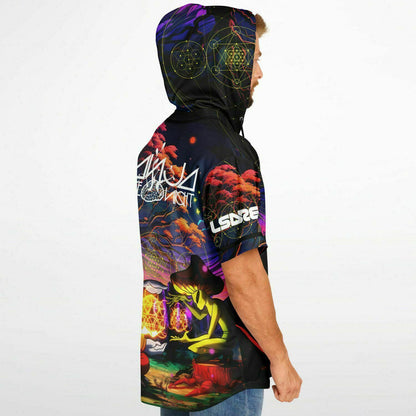 Ganja X Lsdream Hooded Baseball Jersey