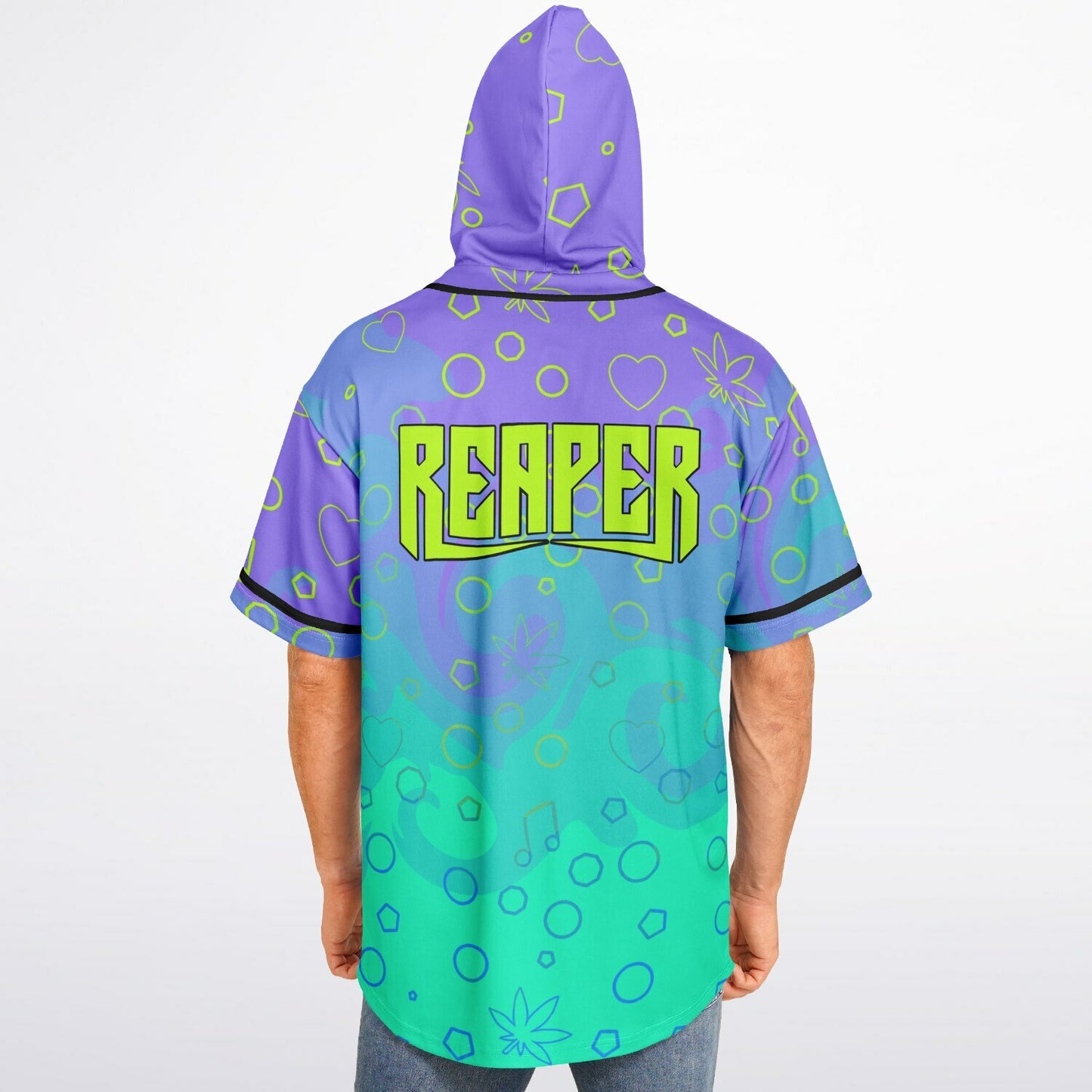 Forrest custom Hooded Baseball Jersey