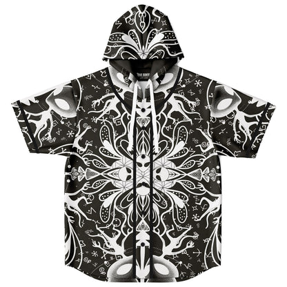 Alienese Hooded Baseball Jersey