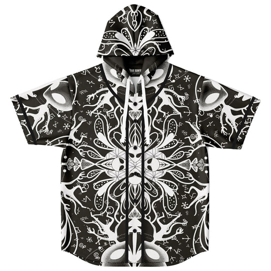 Alienese Hooded Baseball Jersey