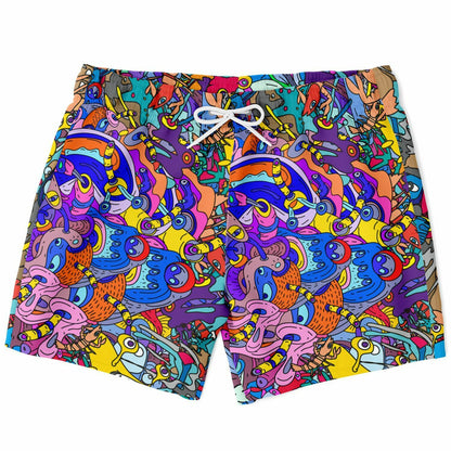 Trippy doddles Swim Trunks