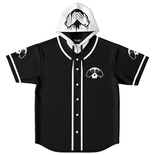 Peekboo custom Hooded Baseball Jersey