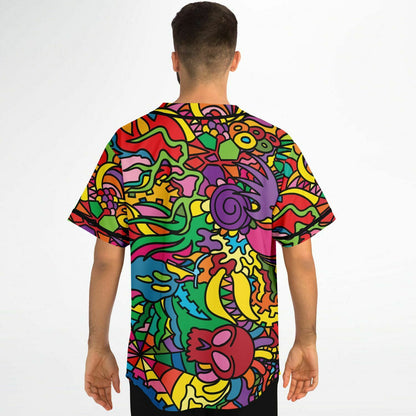 Halloween abstract Baseball Jersey