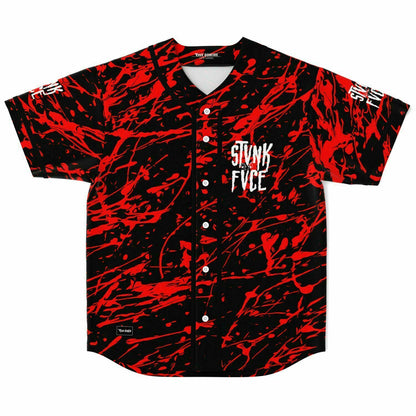 Riley (red Splatter) Baseball Jersey
