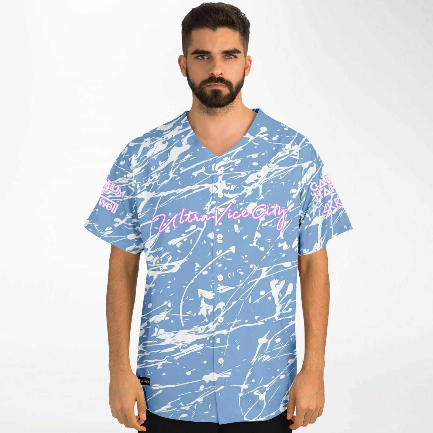 Ultra vice city custom Baseball Jersey