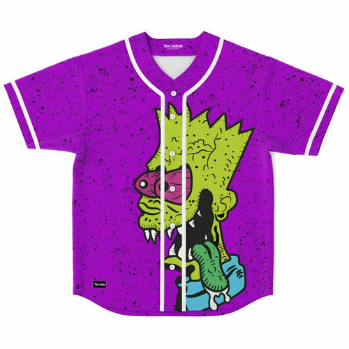 Zombie Bart 2 Baseball Jersey (Without writing on back)