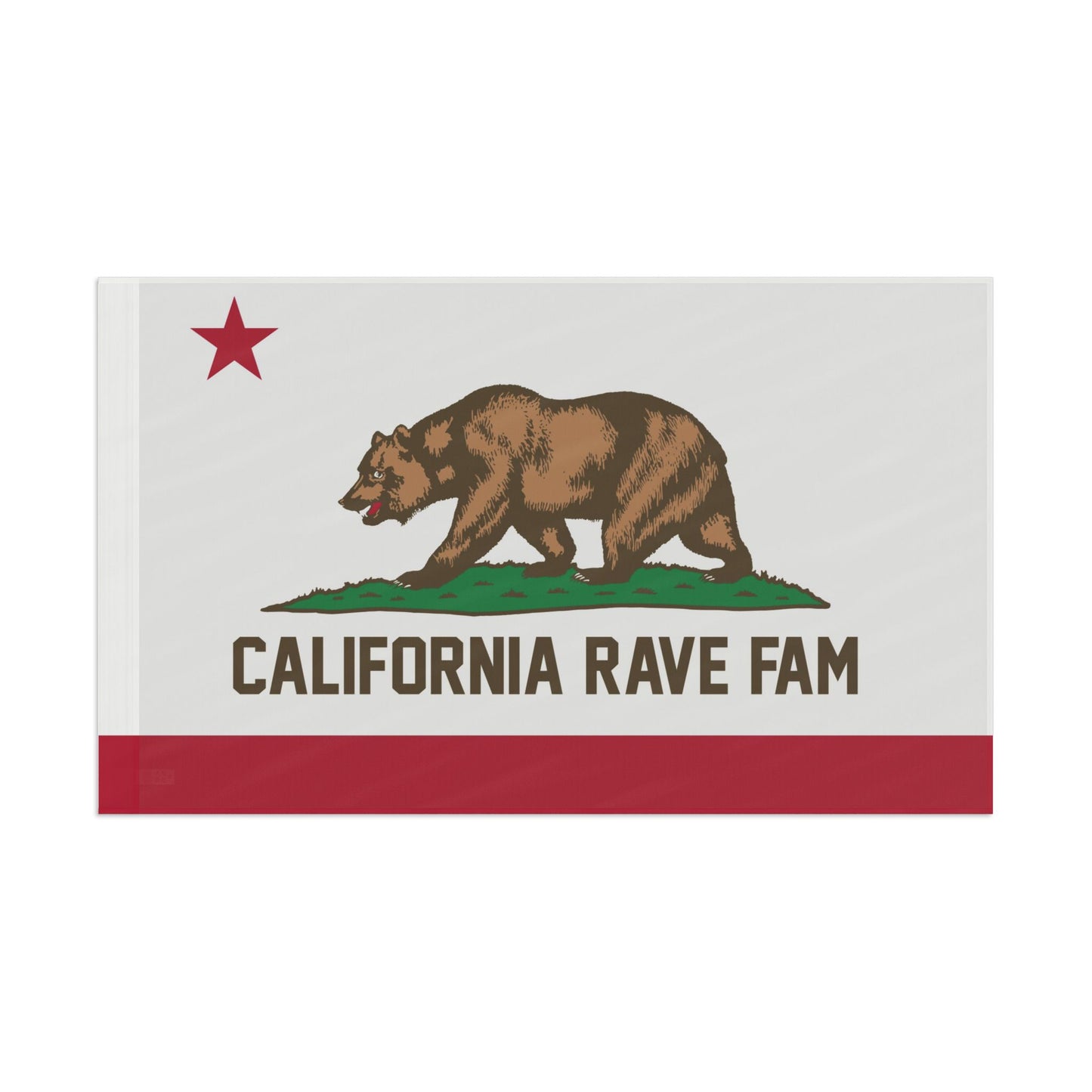 California rave fam custom Flag