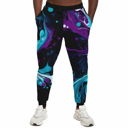 Purple Marbled Jogger