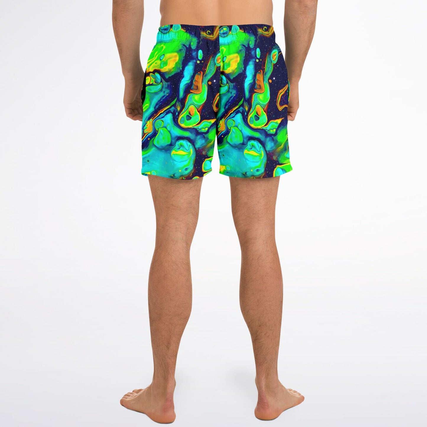 Trippy acid trip Swim Trunks